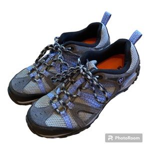 Merrell Castle Rock Periwinkle Performance Footwear Hiking Shoe Women Size 7.5